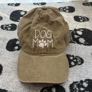 Dog Mom Tan Cap